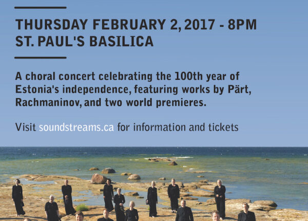 Soundstreams presents the Estonian Philharmonic Chamber Choir