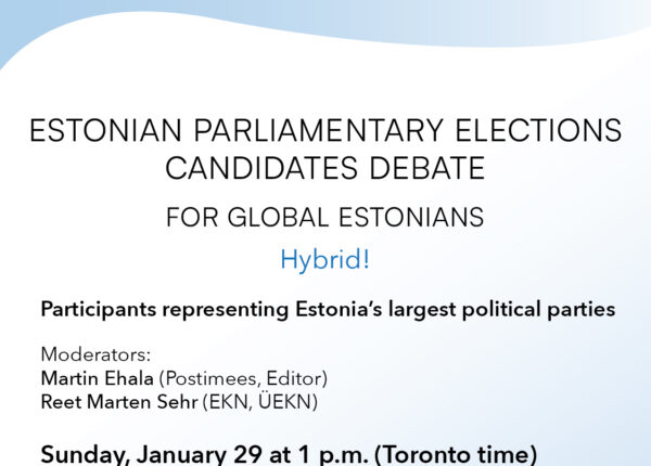 Estonian Parliamentary Elections Candidates Debate for Global Estonians