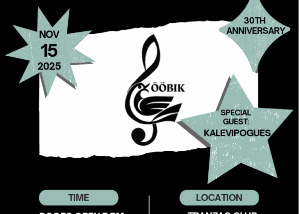 Ööbik - T.E.A.S - celebrates its 30th anniversary with a special concert 