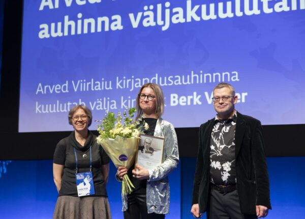 Arved Viirlaidi nimelise kirjandusauhinna võitja selgunud